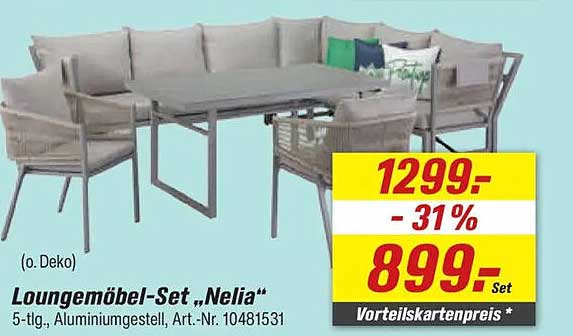 Loungemöbel-Set „Nelia“