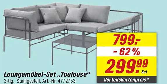 Loungemöbel-Set „Toulouse“