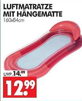 LUFTMATRATZE MIT HÄNGEMATTE 160x84cm