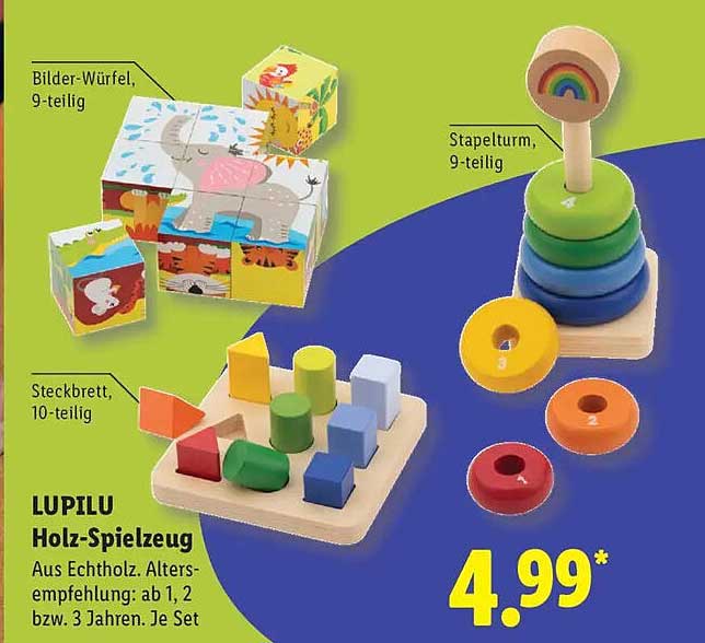 LUPILU Holz-Spielzeug
