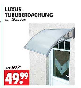 LUXUS-TÜRÜBERDACHUNG ca. 120x80cm