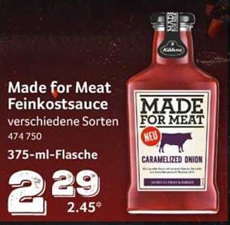 Made for Meat Feinkostsauce verschiedene Sorten 375-ml-Flasche
