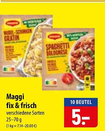 Maggi fix & frisch