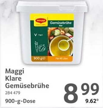 Maggi Klare Gemüsebrühe 900-g-Dose