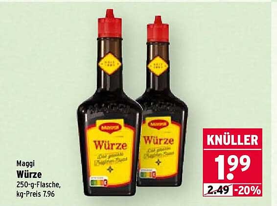 Maggi Würze 250-g-Flasche