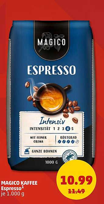 MAGICO KAFFEE Espresso¹ je 1.000 g