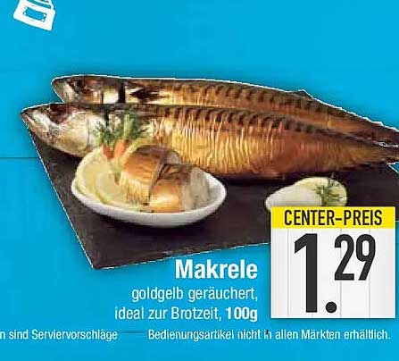 Makrele goldgelb geräuchert, ideal zur Brotzeit, 100g