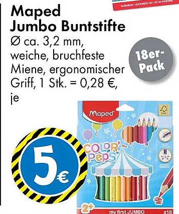 Maped Jumbo Buntstifte