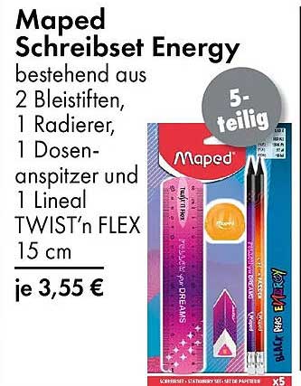 Maped Schreibset Energy