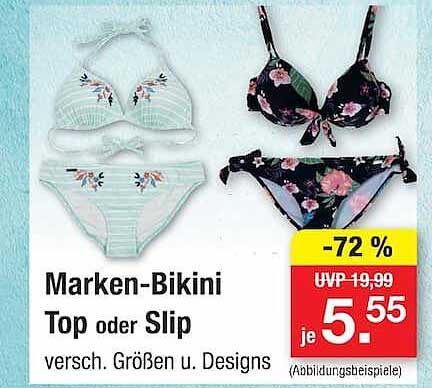 Marken-Bikini Top oder Slip versch. Größen u. Designs