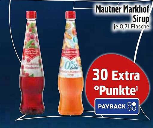 Mautner Markhof Sirup je 0,7l Flasche