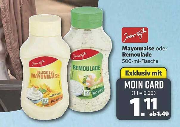 Mayonnaise oder Remoulade 500-ml-Flasche
