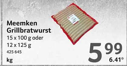 Meemken Grillbratwurst