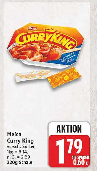 Meica Curry King versch. Sorten 220g Schale