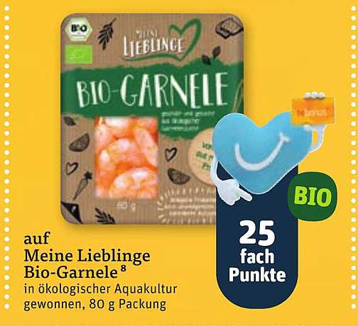 Meine Lieblinge Bio-Garnele in ökologischer Aquakultur gewonnen, 80 g Packung