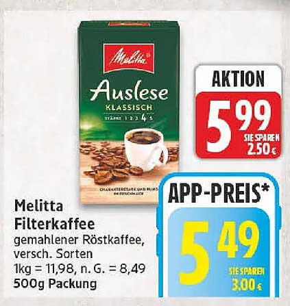 Melitta Filterkaffee
