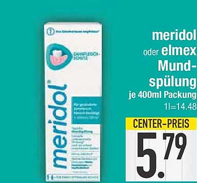 meridol oder elmex Mundspülung je 400ml Packung
