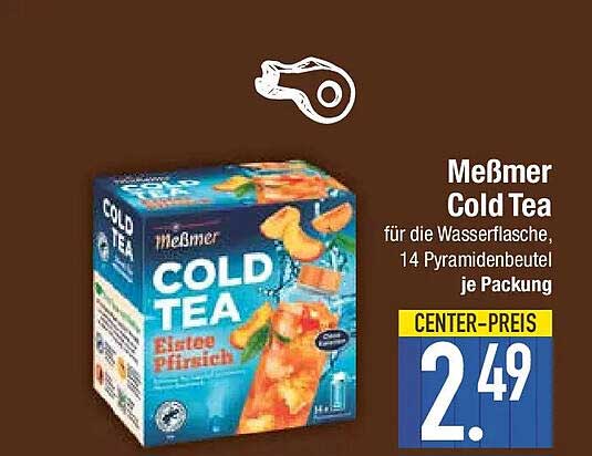Meßmer Cold Tea für die Wasserflasche, 14 Pyramidenbeutel je Packung