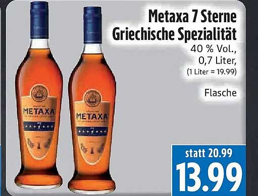 Metaxa 7 Sterne Griechische Spezialität