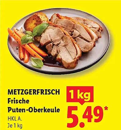 METZGERFRISCH Frische Puten-Oberkeule