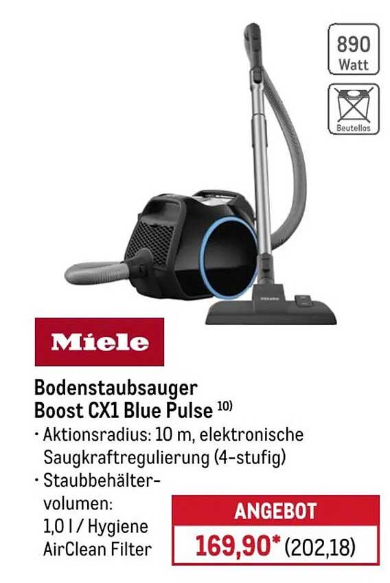 Miele Bodenstaubsauger Boost CX1 Blue Pulse