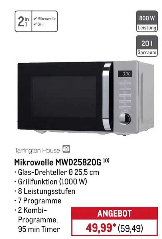 Mikrowelle MWD25820G
