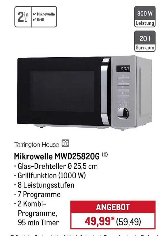 Mikrowelle MWD25820G