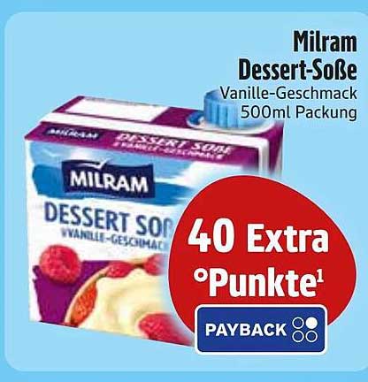 Milram Dessert-Soße Vanille-Geschmack 500ml Packung