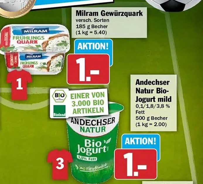 Milram Gewürzquark versch. Sorten 185 g Becher (1 kg = 5.40)