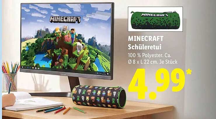 MINECRAFT Schüleretui