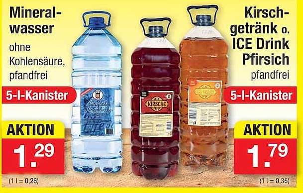 Mineralwasser ohne Kohlensäure, pfandfrei 5-l-Kanister