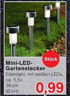 Mini-LED-Gartenstecker