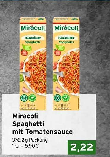Miracoli Spaghetti mit Tomatensauce