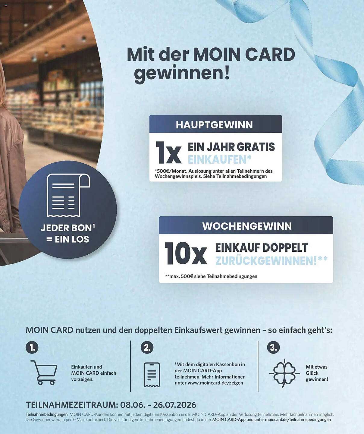 Mit der MOIN CARD gewinnen!