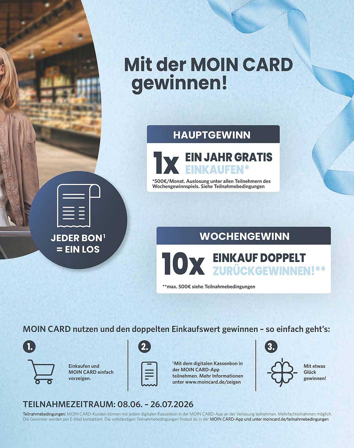 Mit der MOIN CARD gewinnen!