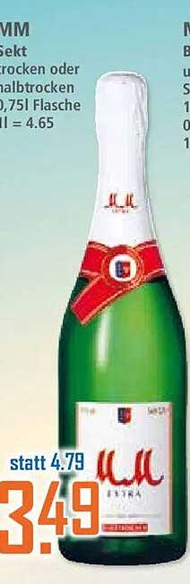 MM Sekt trocken oder halbtrocken