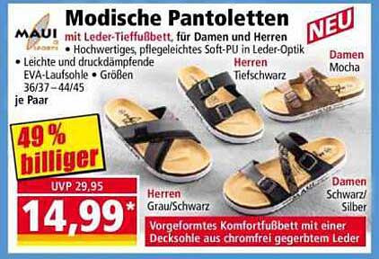 Modische Pantoletten