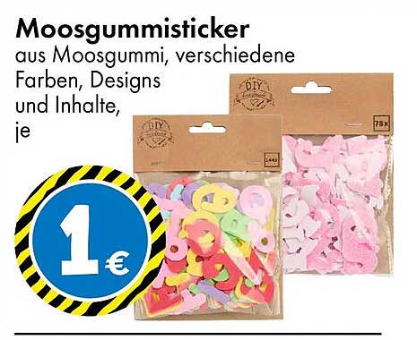 Moosgummisticker