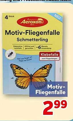 Motiv-Fliegenfalle Schmetterling