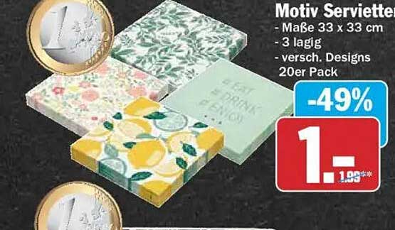 Motiv Servietten