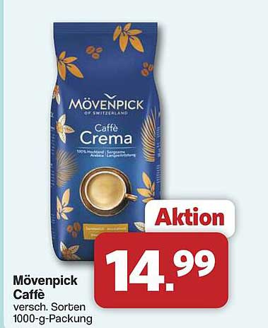 Mövenpick Caffè versch. Sorten 1000-g-Packung