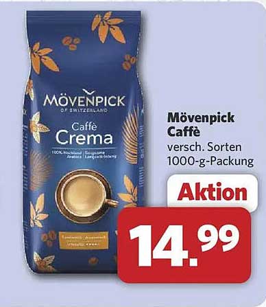 Mövenpick Caffè versch. Sorten 1000-g-Packung