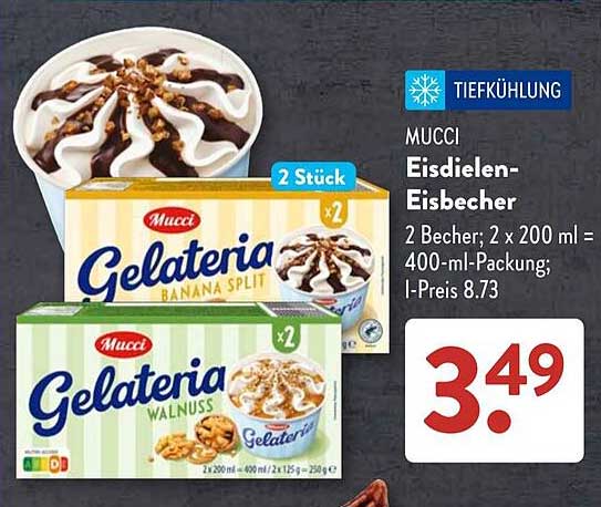 MUCCI Eisdielen-Eisbecher