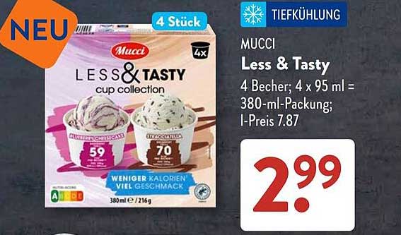 MUCCI Less & Tasty