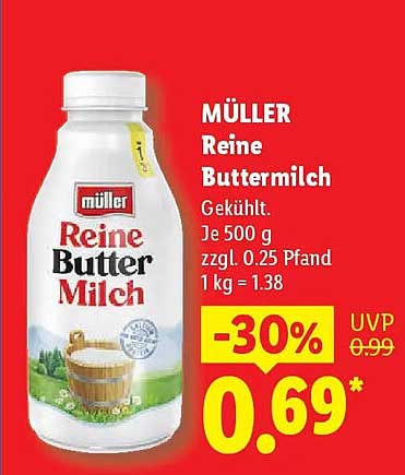 MÜLLER Reine Buttermilch