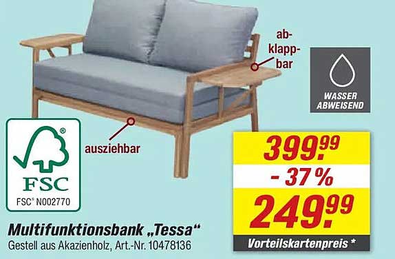 Multifunktionsbank „Tessa“