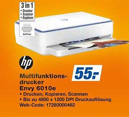 Multifunktionsdrucker Envy 6010e