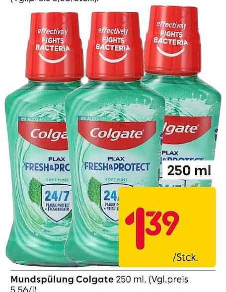 Mundspülung Colgate 250 ml