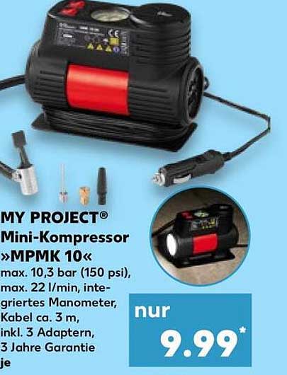 MY PROJECT® Mini-Kompressor »MPMK 10«