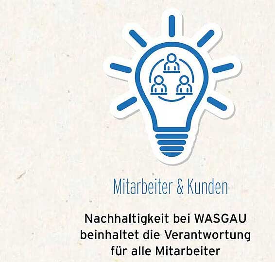 Nachhaltigkeit bei WASGAU beinhaltet die Verantwortung für alle Mitarbeiter